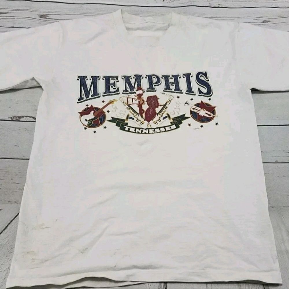 VTG Vintage Shirt Memphis Tennessee T-Shirt Size Medium